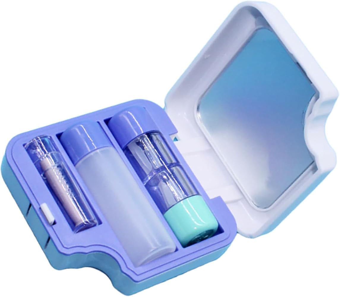 ボシュロム　エイコー　ハードコンタクトレンズケース 紫　50個セット 10枚入 ダイエット・健康 ボシュロム エイコー ハードコンタクト